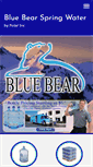 Mobile Screenshot of bluebearwater.com